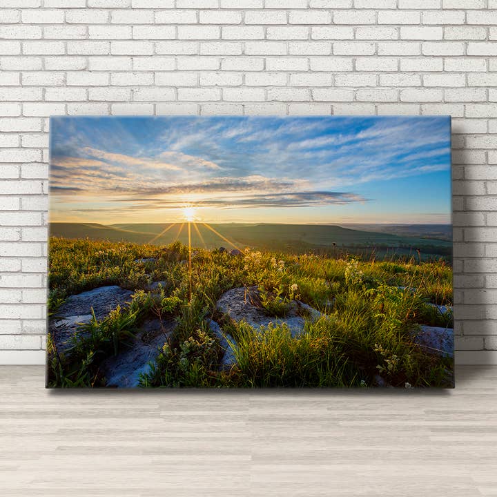 Sunrise Canvas Wall Art Print for wholesale by Angie Harris Photography