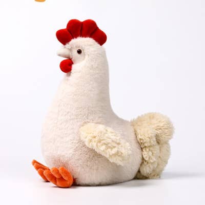 McHugs Marshmallow Chicken Farm Series 25cm Stuffed Animal for wholesale by McHugs