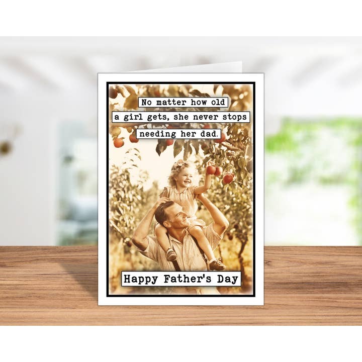 Greeting Cards by Katie Doodle & Gifts by Matchbox Card Co - Wholesale Father's Day Card - Happy Fathers Day Cards from Daughter | Fathers Day Gifts