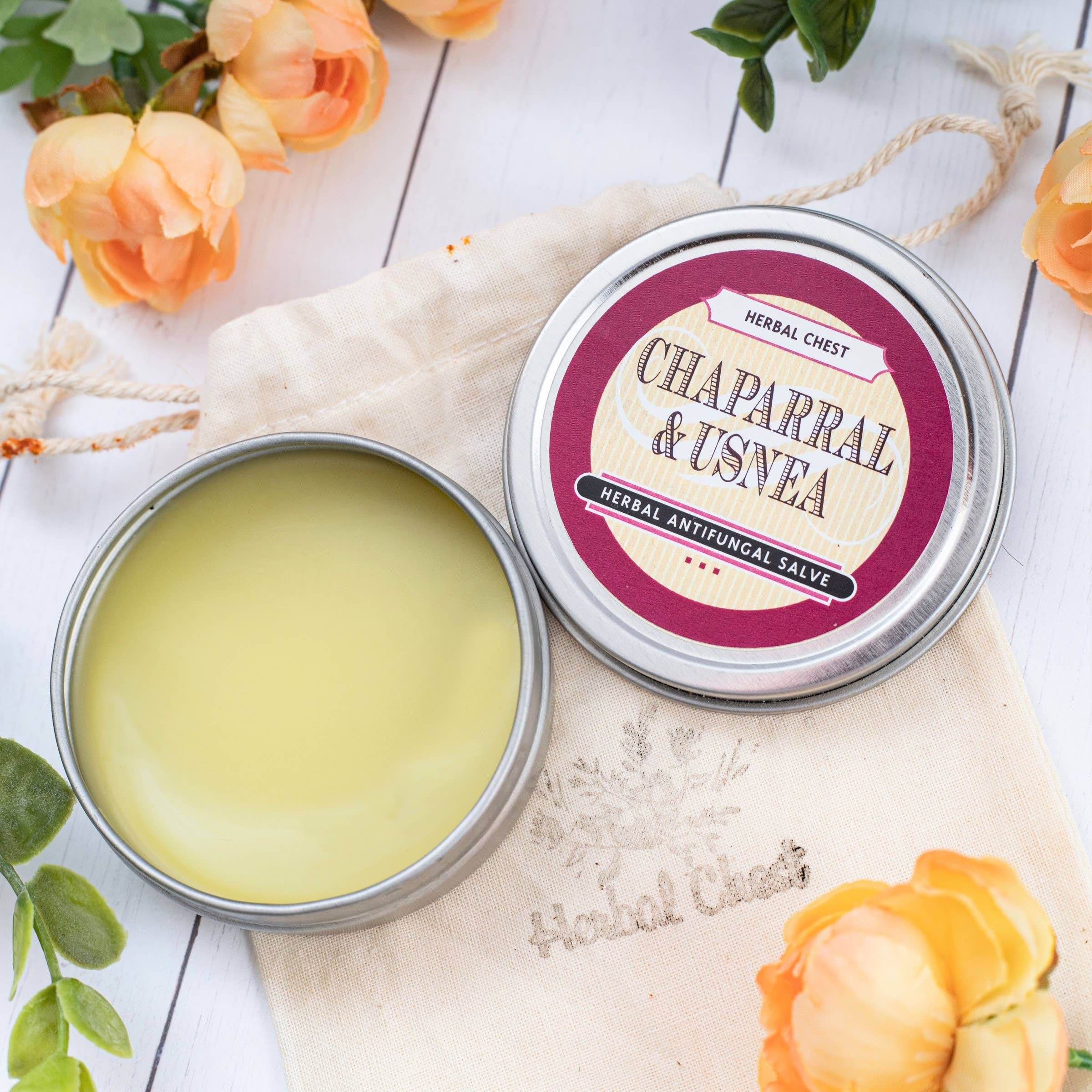 Herbal Chest - Wholesale Healing Salve/Balm/Cream - Anti Fungal Chaparral Herbal Healing Salve, Skin Cream1