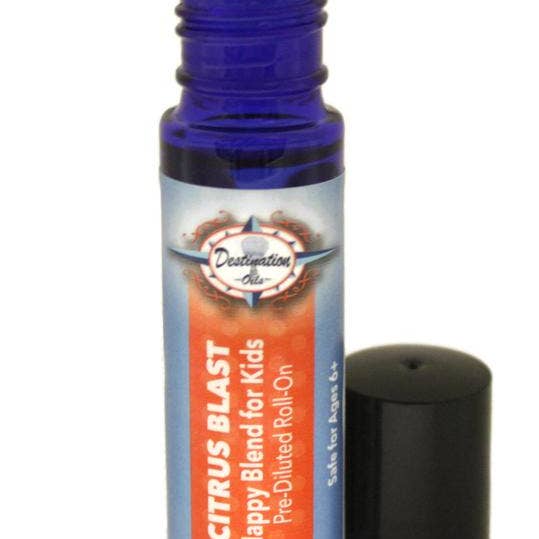 Destination Oils - Vendita all'ingrosso Olio essenziale roll-on - Citrus Blast Happy Miscela per Bambini Olio Essenziale Roll-On0
