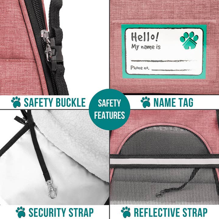 PetAmi - Wholesale Pet Carrier - Cat/Dog - Heather Tote Bag Pet Carrier48