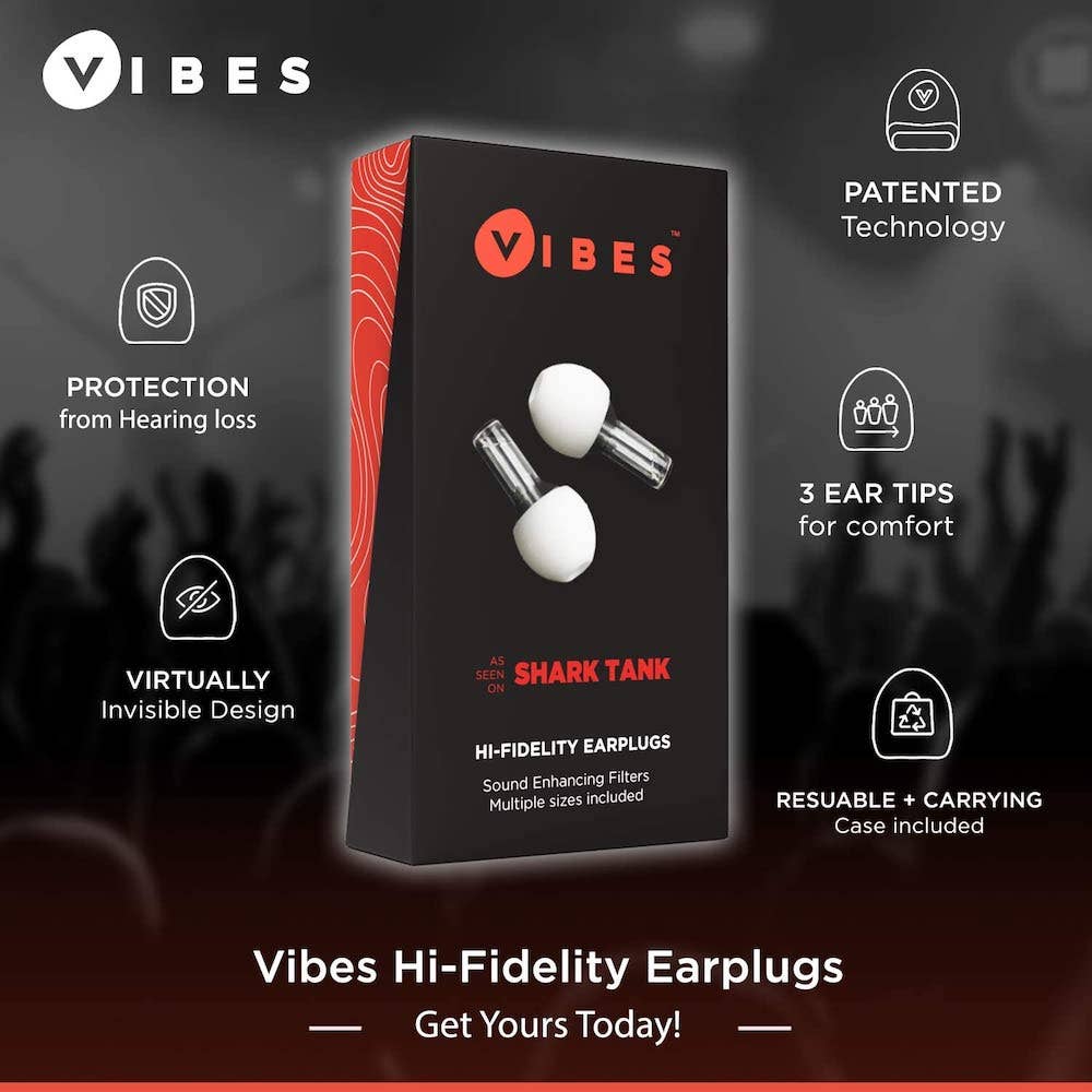 Vibes - Wholesale Earplugs - Vibes Hi-Fidelity Earplugs (seen on TV's Shark Tank)6