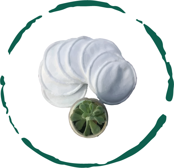 VIAI Beauty - Wholesale Make-upremover - Herbruikbare gezichtsrondes pads (5 stuks)0