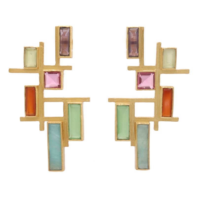 ACUS - Wholesale Dangle Earrings - Wanderlust Multicolor Earrings0