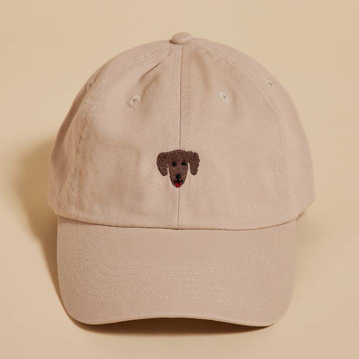 Chien Character Chapeau brodé - Teckel pour la vente par My Dear Bongo