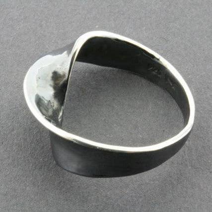 Infinity Twist Ring - Oxidized for wholesale by Makers & Providers