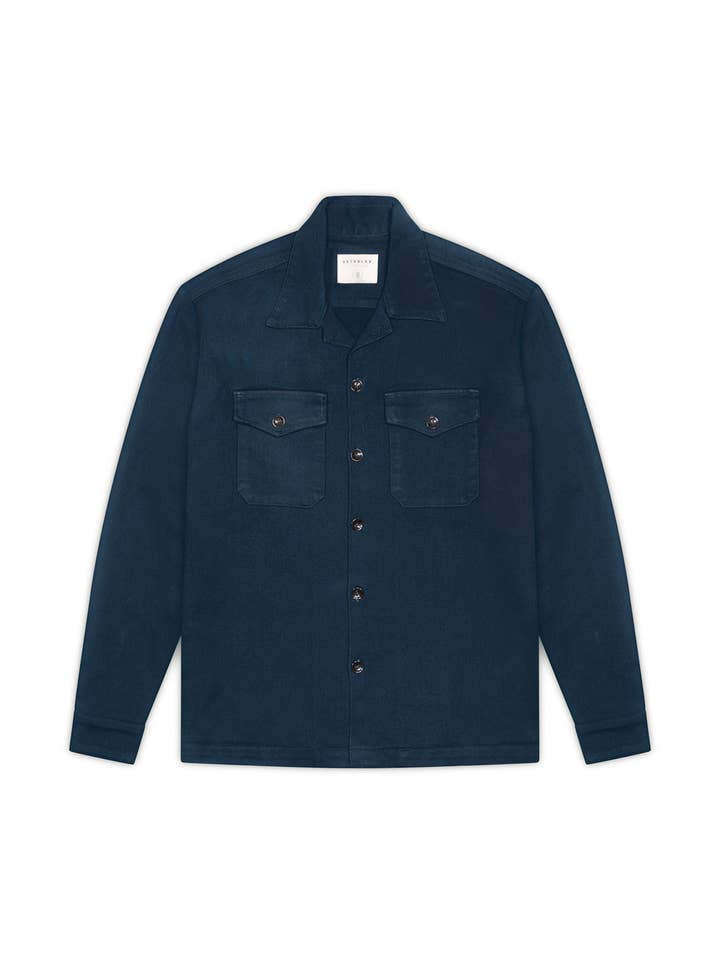 VKTRBLAK. - Wholesale Jacket - Men's - Twill Field Jacket Navy0