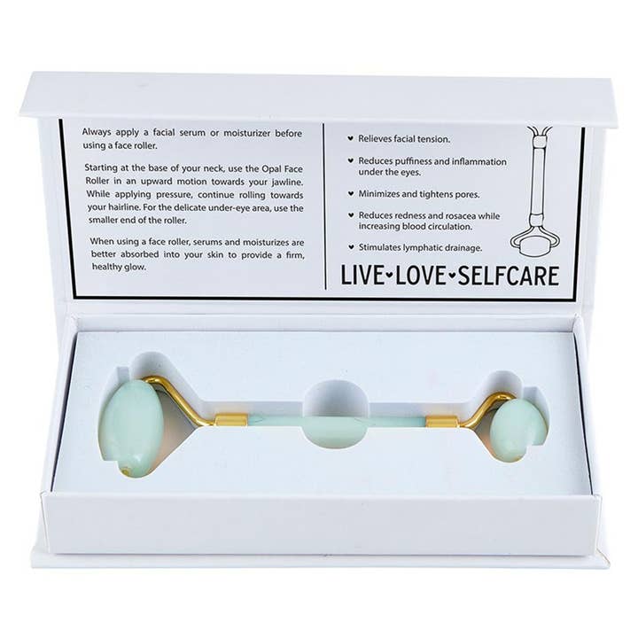 Bella Sleep + Spa - Wholesale Face/Beauty Roller - Dual-Ended Face Roller - Opal