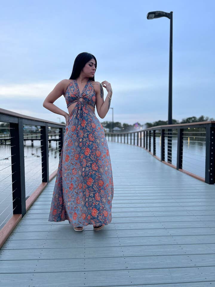Foutaz - Wholesale Dress - Women's - Summer bohemian dress- Case of mixed colors