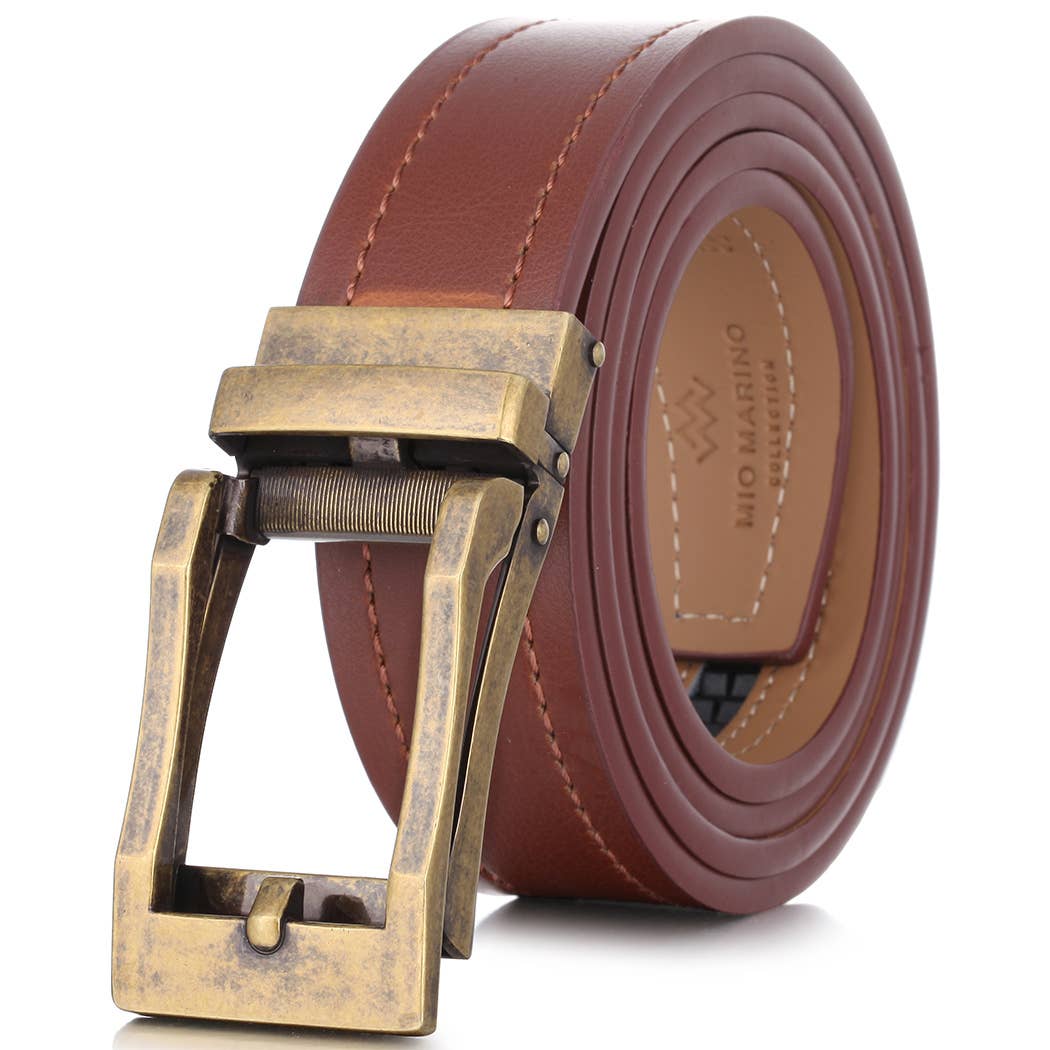 Mio Marino - Vente Ceinture – homme - Ceinture à cliquet en cuir Gilde1