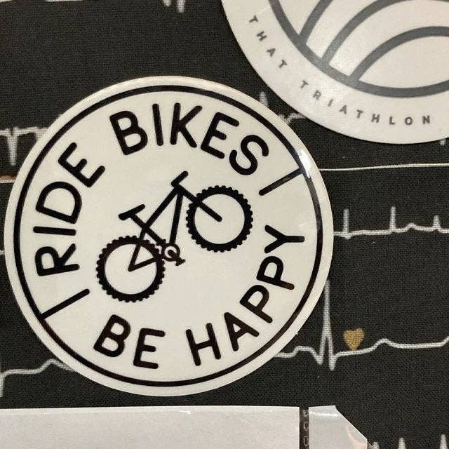 Squatchy - Wholesale Sticker - Ride Bikes Be Happy Sticker1