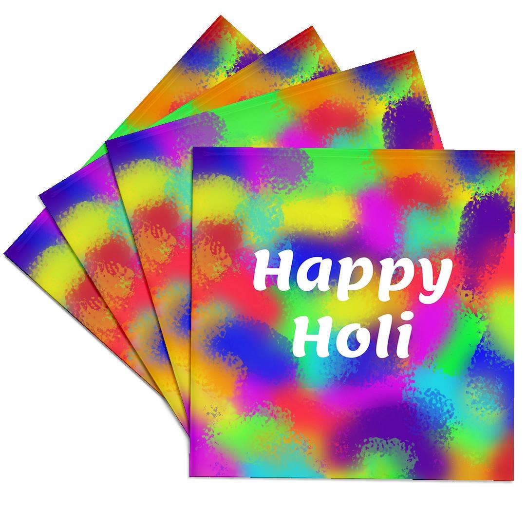 3dRose - Wholesale Coasters - 3dRose, Colorful Happy Holi greeting, Coaster0