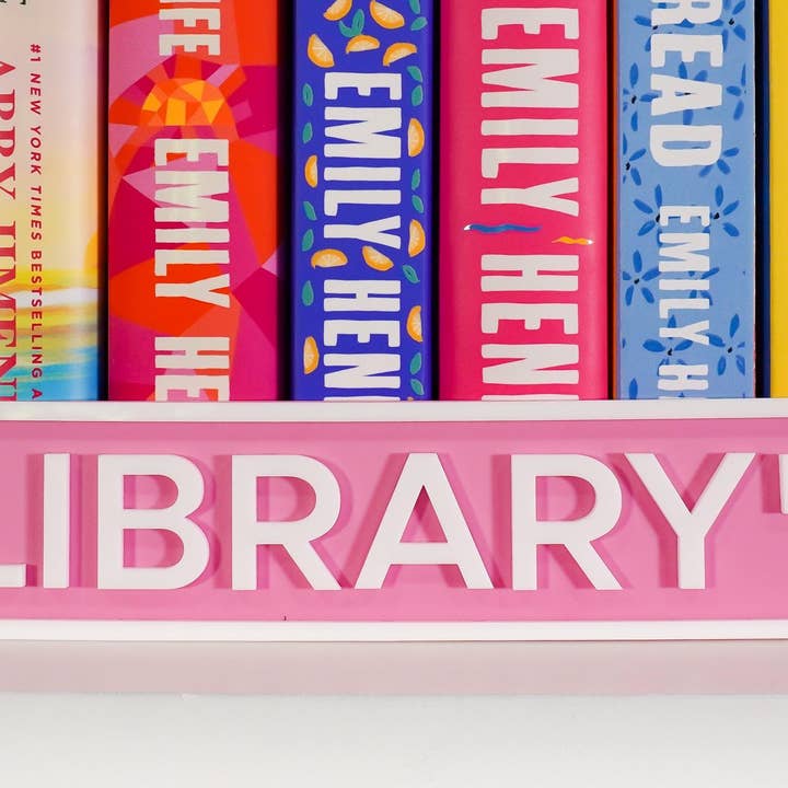 Chapter & Craft Studio - Wholesale Sign - Library Lane Acrylic Street Sign3