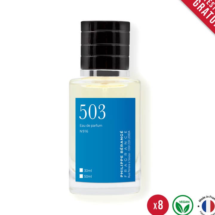 LA PELLE TOSCANA ha ispirato l'unisex n. 503 per la vendita all'ingrosso da parte di Parfums Philippe Bérangé