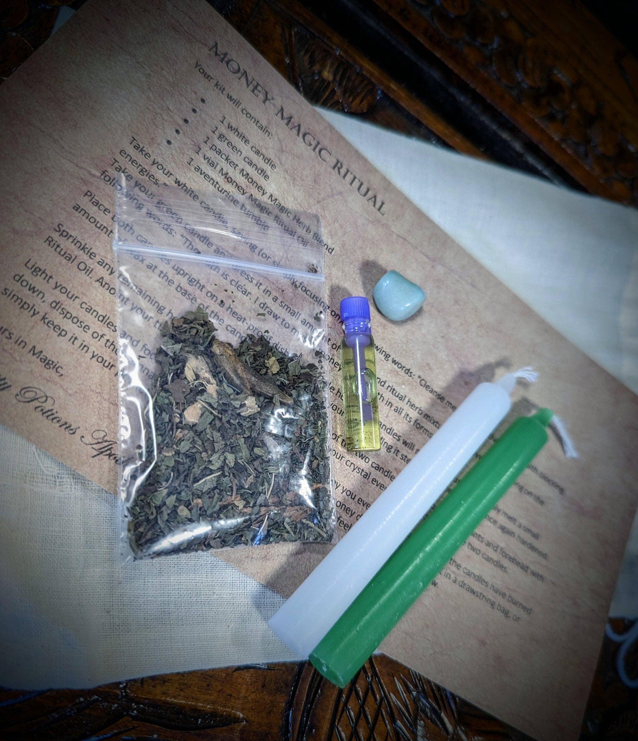 Pretty Potions Apothecary - Wholesale Meditation Supplies - Abundance Ritual Kit1