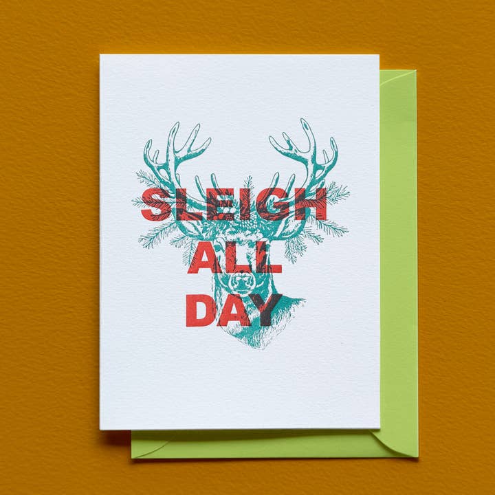 Presse à lettre Traîneau pour la vente par Laughing Owl Press Co.