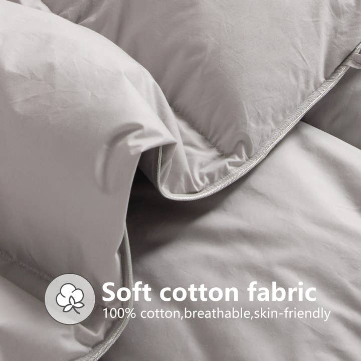 Kasentex - Wholesale Down Comforter - Down Comforter - Goose Duck All Season - 100% Cotton Cover10