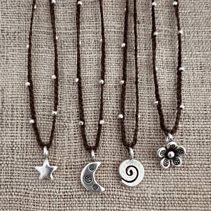 N8 - Tiny pendant layering necklace for wholesale by Anantara