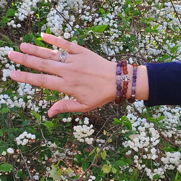 R.B. Amber Jewelry – wholesale Beaded bracelet – Adults | CHUNKY Baltic Amber + Gemstone Bracelets28