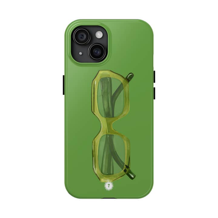 Étui pour téléphone Lime Green Sunnies Painting pour la vente par Thursday’s Child Creative Studio