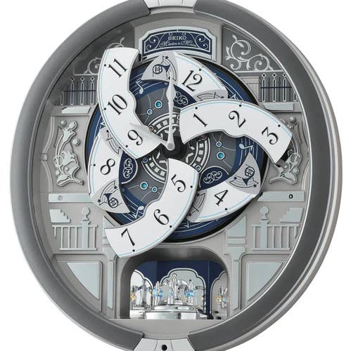 #1 BEST SELLER! Musical Motifs Melodies in Motion Clock - for wholesale by Seiko Clocks USA
