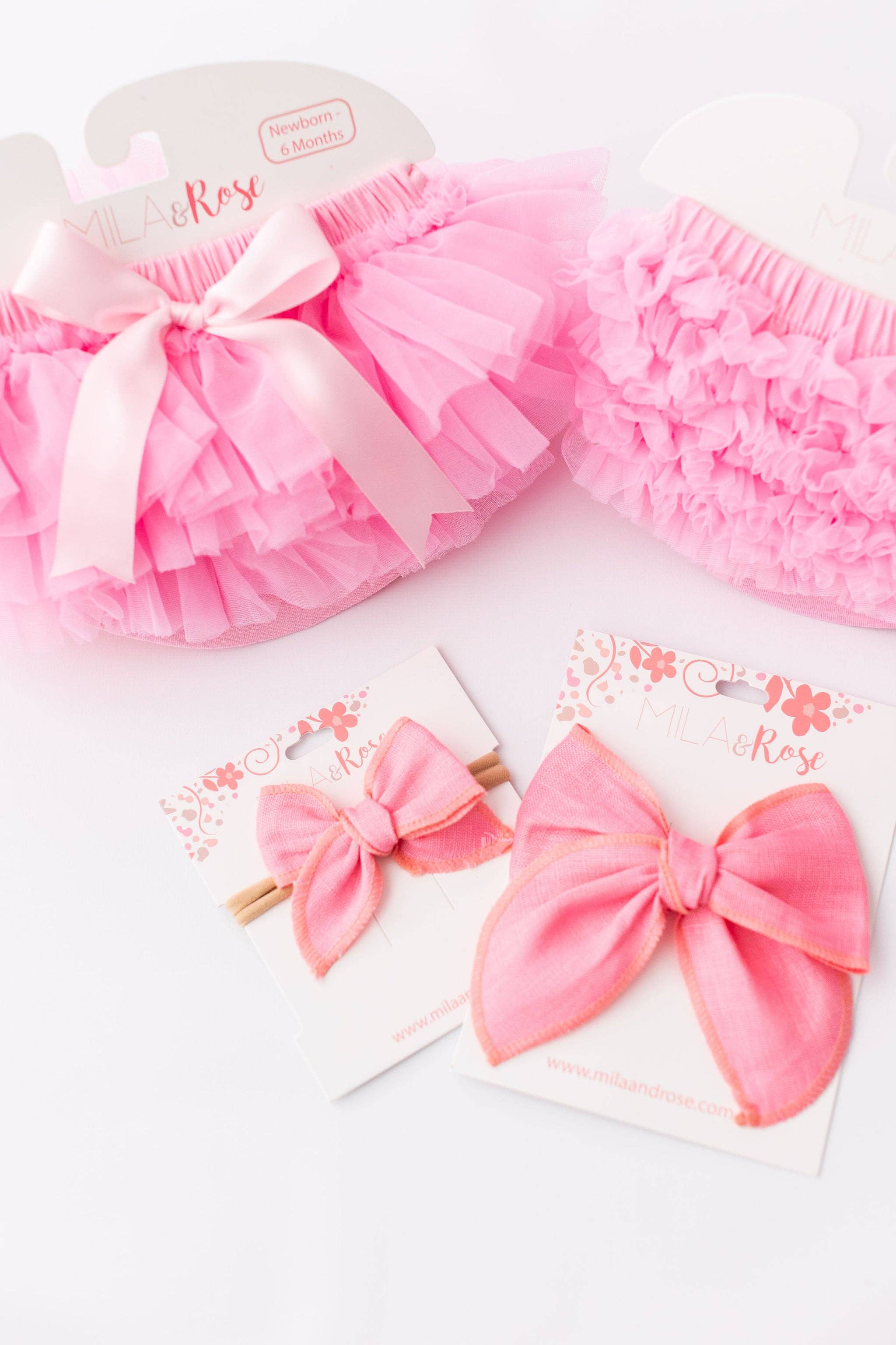 Mila & Rose - Wholesale Tutu - Kids - Pink Ruffle Tutu Bloomer1