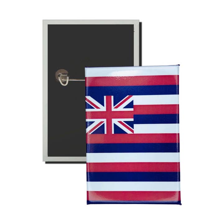 Vertical Plate - State Flag of Hawaii - USA for wholesale by Astur Pins