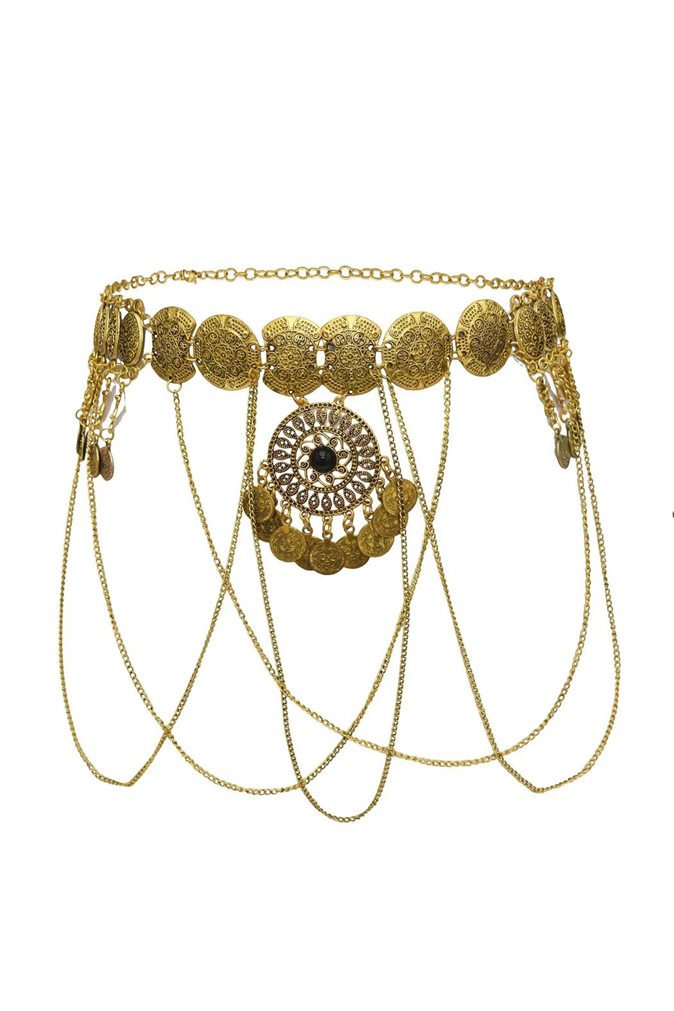 Ole - Wholesale Belt - Women's - Coins Tassel Waist Chains WA00440