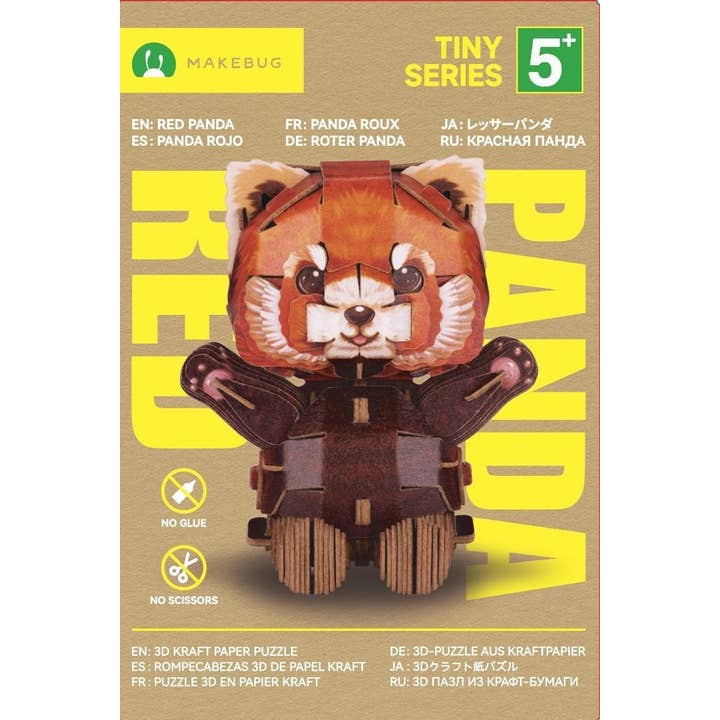 Makebug - Wholesale DIY Craft Kit - Tiny Animals Red Panda