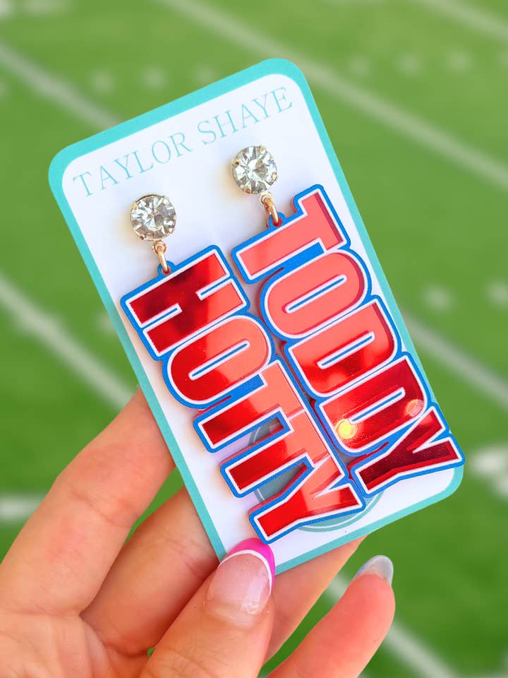 Ole Miss Hotty Toddy Drops pour la vente par Taylor Shaye Designs