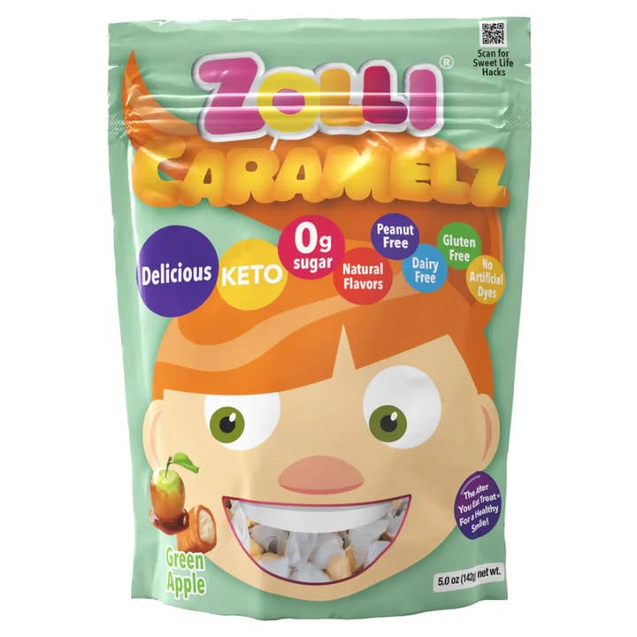 Zolli Caramelz Mashups Pomme Verte 5oz - 24 unités pour la vente par I Got Your Candy