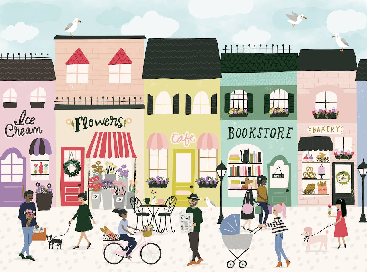 Puzzlefolk - Wholesale Puzzle - Adult - Pastries & Peonies 1000 piece puzzle1