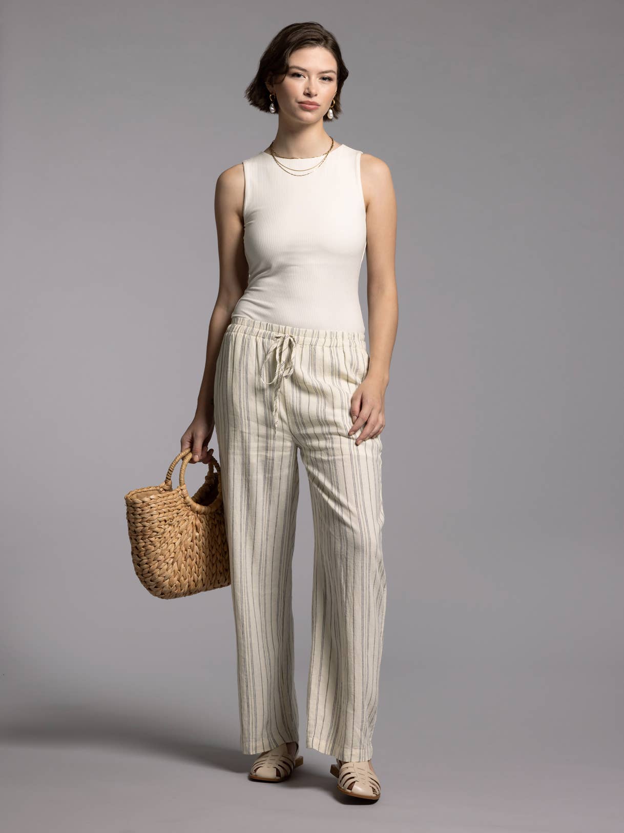 Weekend Los Angeles - Vendita all'ingrosso Canotta - Donna - Serbatoio Boat Neck - BRITTON TANK9