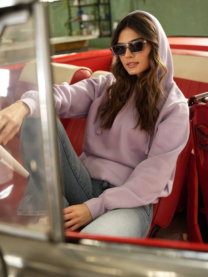 Orchid Fleece Cozy Hoodie - Women for wholesale by Wear Static