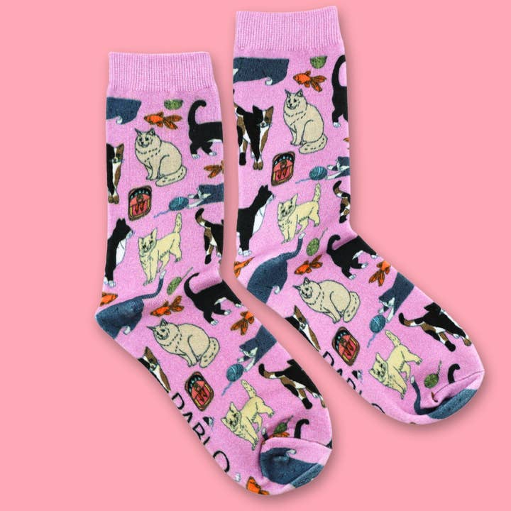 Pablo & Co. Boutique - Wholesale Socks – Unisex - Meow Socks2
