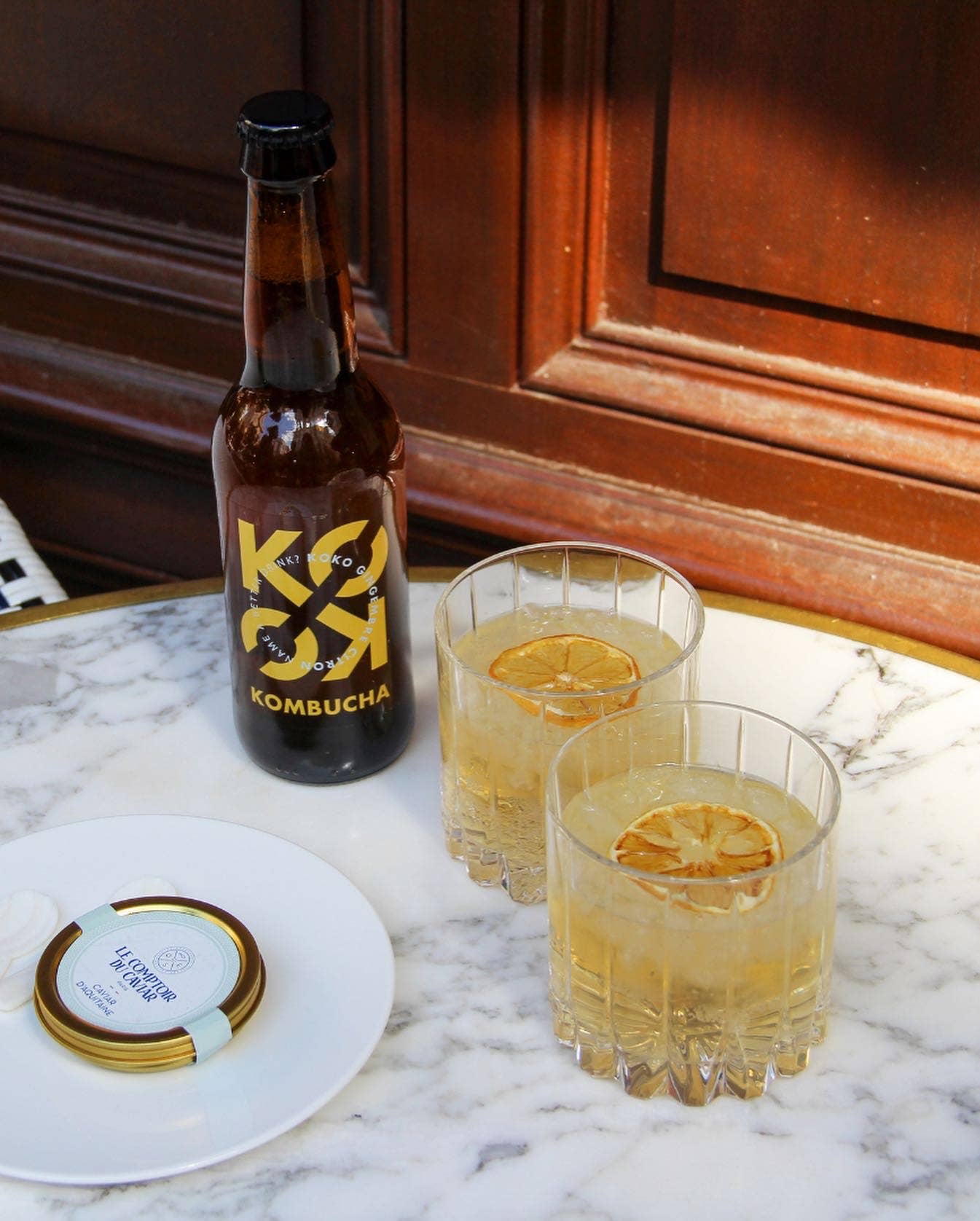 KOKO Kombucha - Wholesale Kombucha - Kombucha Ginger Lemon (Green Tea/Oolong - Organic)1