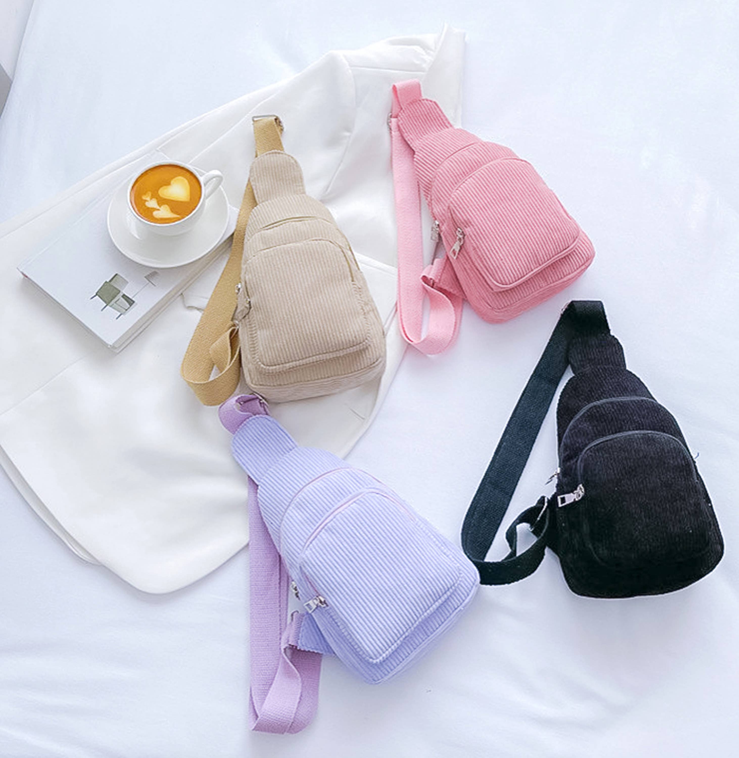 Bash - Venta al por mayor Bandolera - Mujer - Bolso Bandolera de Pana, Bolso Cruzado Ajustable, Accesorios