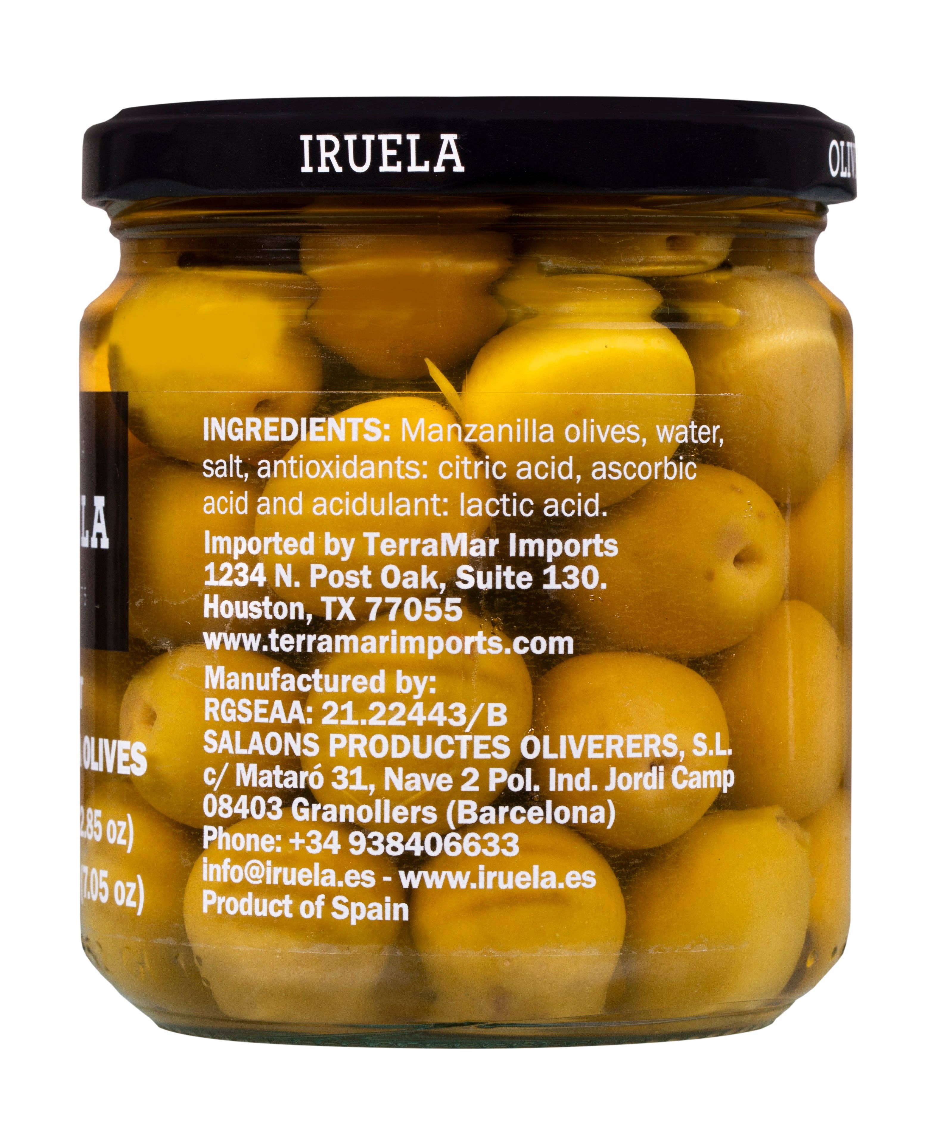 TerraMar Imports - Wholesale Olives - Giant Sevillana Manzanilla Olives - 370 g2