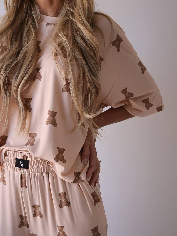 Forever French Baby - Wholesale Lounge Set - Women's - Women's Boxy Tee Lounge Set | Lottie3