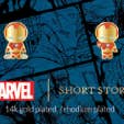 Marvel Epoxy Earring Iron Man for wholesale by Short Story