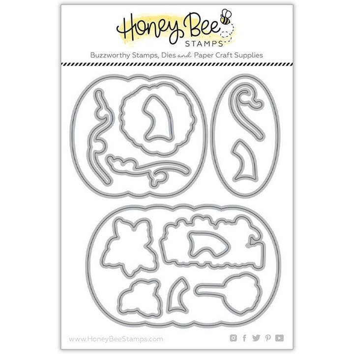 Honey Bee Stamps - Wholesale Craft Supplies - Patchwork Pumpkin - Honey Cuts - Coordinating Dies8