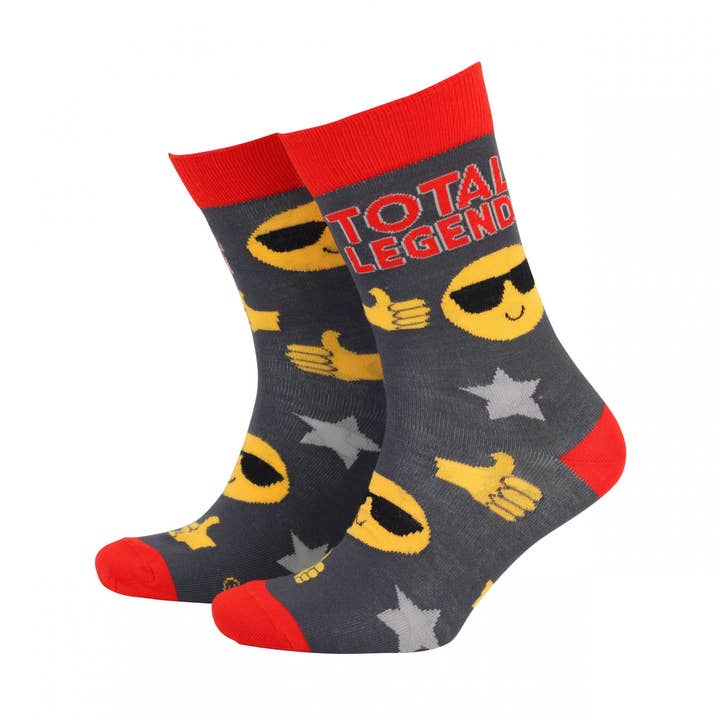 Total Legend - Mens Bamboo Socks for wholesale by Smiling Faces