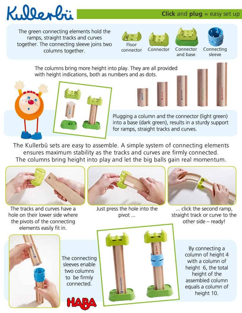 HABA USA - Wholesale Building Set - Kids - Kullerbu Floor Connectors Expansion Set4