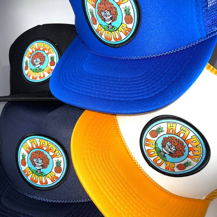 Happy Hour Shades | Trucker Hat | Skull N Roses for wholesale by Happy Hour Shades