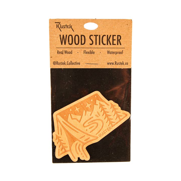 Rustek Collective – wholesale Sticker – CUSTOM ONLY Wood Sticker6