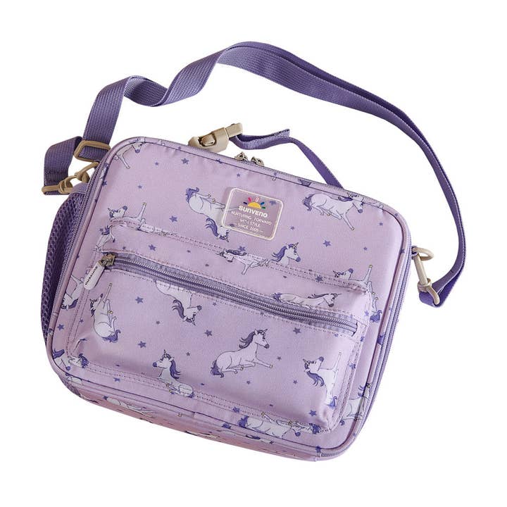 Kids Lunch Box Cooler | Purple Unicorn for wholesale on Faire