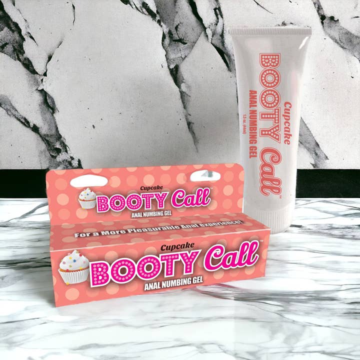 Little Genie Productions - Wholesale Delay Gel - Booty Call Anal Numbing Gel- Cupcake 1.5oz