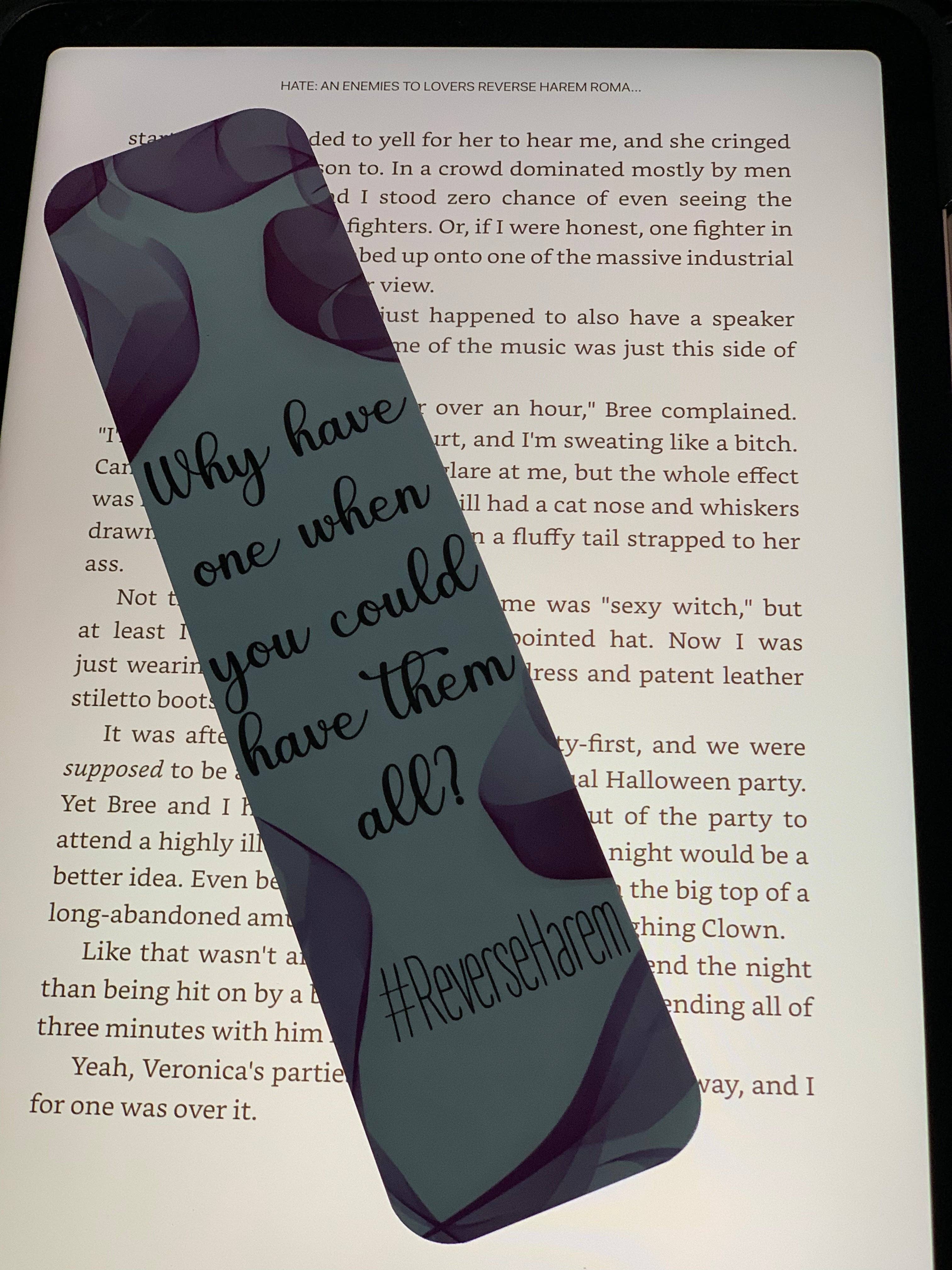 Messterpieces - Wholesale Bookmark - CLEARANCE 8x2 RH Romance Bookmark2