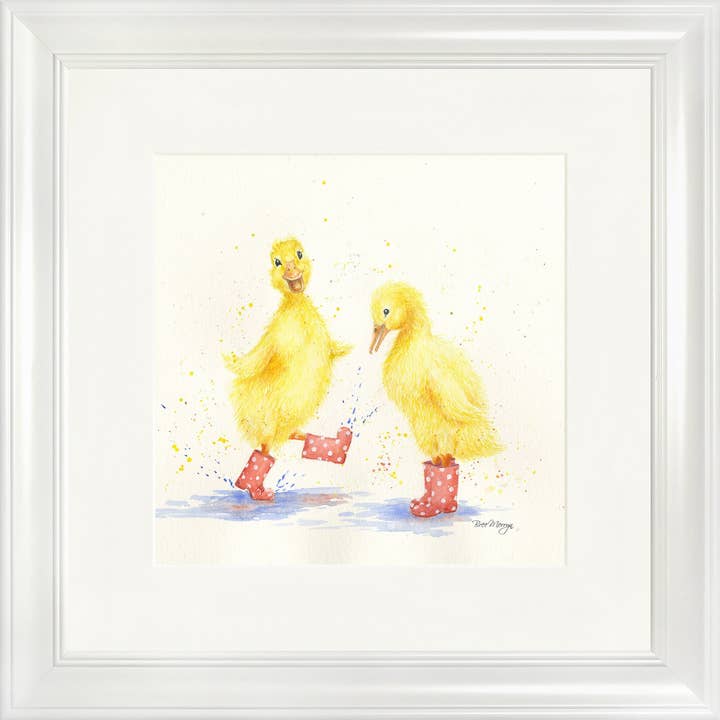 Dottie and Dally Square Framed Print (13" or 19") for wholesale by Bree Merryn Art Ltd
